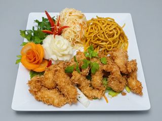 Krewetki  Z Grzybami Mun