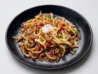 Makaron Udon krewetkami 5zt