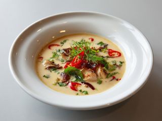 Zupa z bambusem