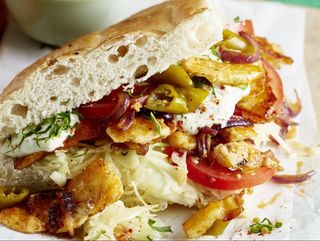 Haloumi w bułce