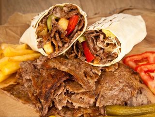 Tortilla z mięsem XL
