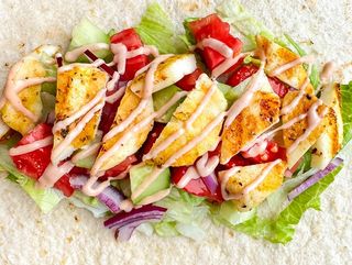 Halloumi tortila