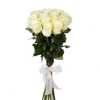 bukiet róż białych