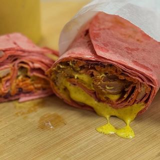 Shaurma z mięsem mieszanym średnia