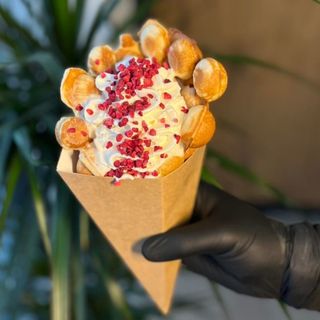 Gofry Bubble Z Cukrem Pudrem