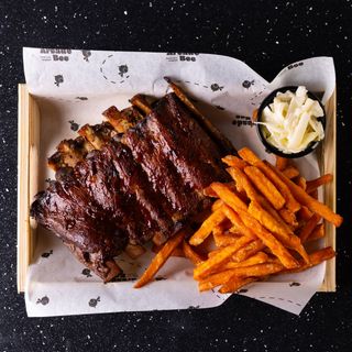 Żeberka sous vide w sosie BBQ