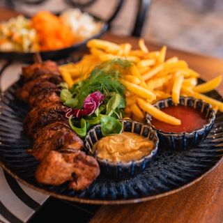 Szaszłyk z polędwicy wieprzowej