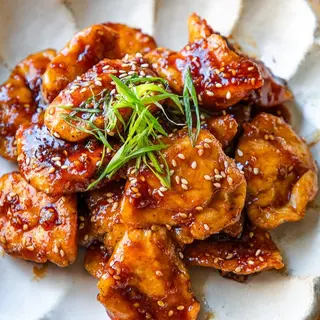 Hot Garlic Chicken / Kurczak w Sosie Czosnkowym(