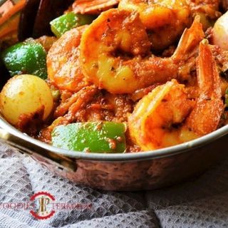 Vindaloo( Bardzo Ostry)-Krewetki