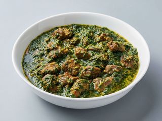 Palak curry/ Curry ze Szpinakiem -Baranina (Mutton)