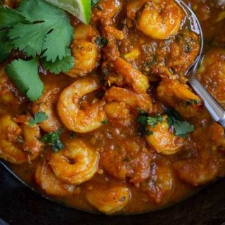 Madras ( Bardzo Ostry)- Krewetki