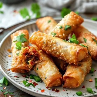 Sajgonki / Spring Rolls(6Szt)…………………………Warzywami