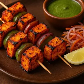 Smażony Paneer z Papryką  / Chilli Paneer - Spicy