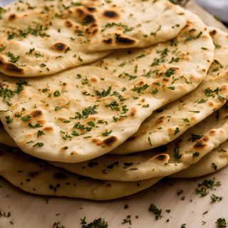 Garlic Naan/ Naan z Czosnkiem