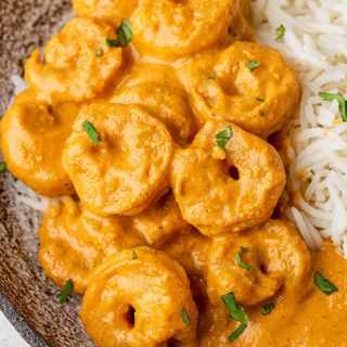 Butter Curry-Krewetki