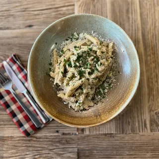 Penne z pieczarkami
