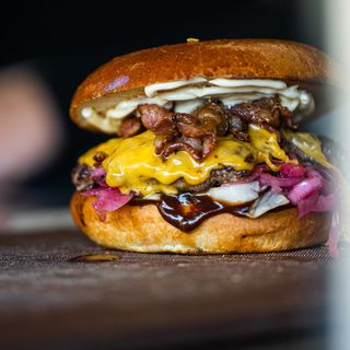 Smash Burger Bacon Podwójny