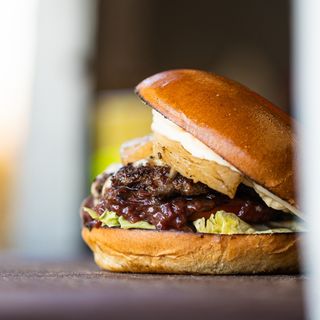 Smash Burger Gruszkowy Lazur Podwójny