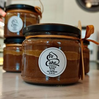 Cookie Dough Brownie z karmelem (keto, vegan)