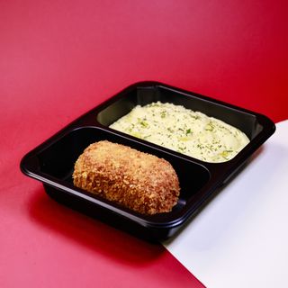 Kotlet po kijowsku z ziemniakami