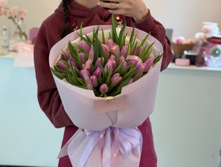 Tulipany fioletowe 37 szt