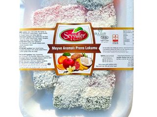 Ekskluzywne Lokum Tureckie Prens Owocowe z Kokosem 300g