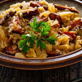 Kapusta kiszona zasmażana