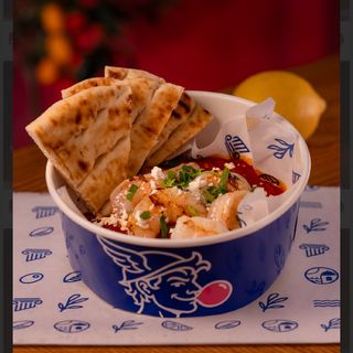 Krewetki Saganaki