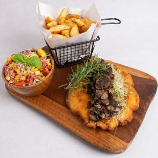 Schabowy z pieczarkami