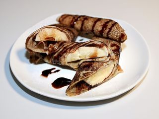 Naleśniki z nutellą i bananem