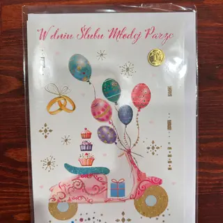 Kartka w dniu Ślubu Młodej Parze
