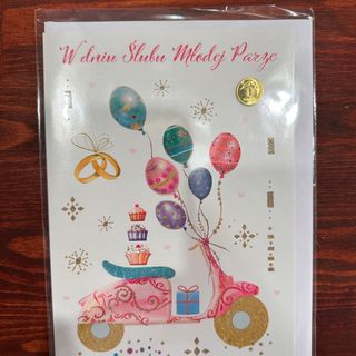 Kartka w dniu Ślubu Młodej Parze