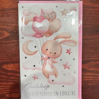 Kartka Gratulacje z okazji narodzin córeczki