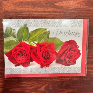 Kartka dziękuję