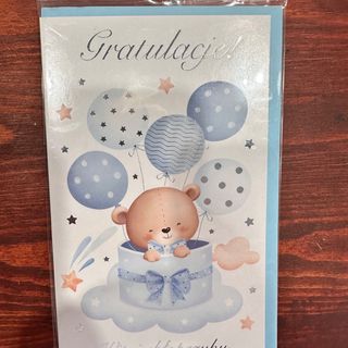 Kartka Gratulacje. Witaj chłopczyku