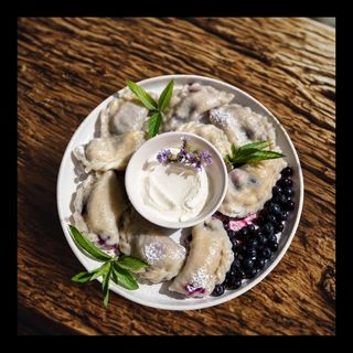 Pierogi z jagodami