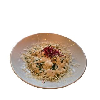 Spaghetti z krewetkami 