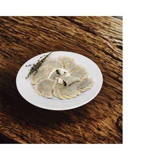 Pierogi ze szpinakiem i serem feta