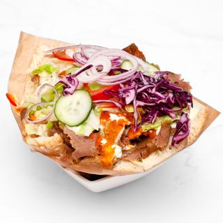 Kebab w bułce amerykański