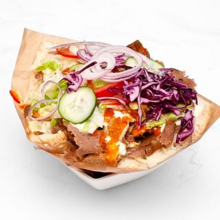 Bułka dodatkowe mięso