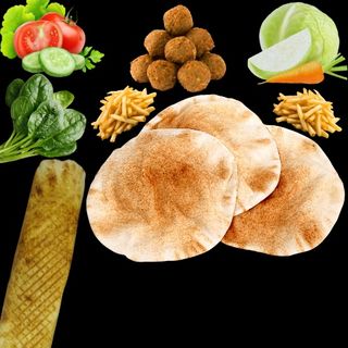 FALAFEL i SPINAK Rollo z FRYTKAMI ❊
