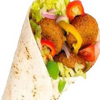 Mega na cienkim falafel