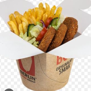 Kebab box z falafel