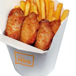 Skrzydelka z frytkami box