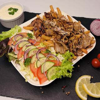 Talerz duży "Unijny Byczy Zestaw"