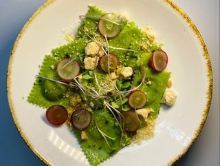 Ravioli pistacjowe duże