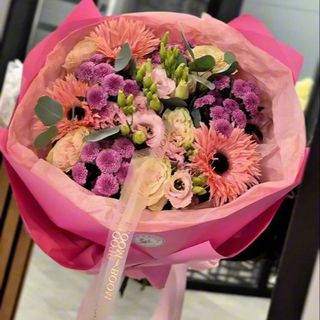 Bukiet elegancki pastelowy mix | rozmiar S