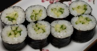 Hosomaki z ogórkiem