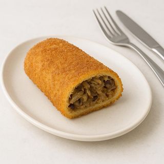 Krokiet z kapustą i grzybami