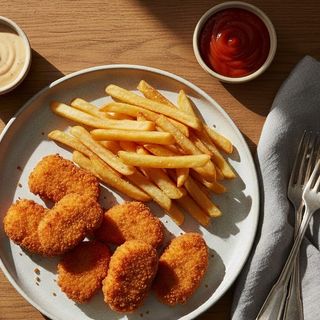 Nuggetsy z frytkami
